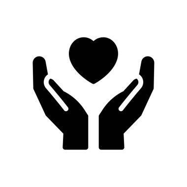 sevgi vektör düz simgesi