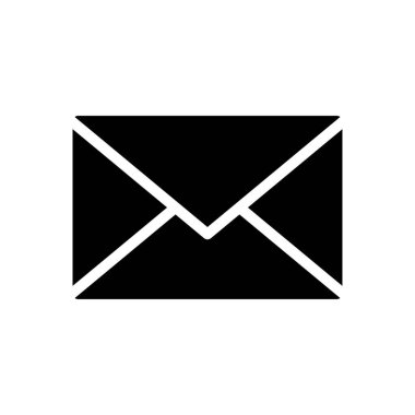 ileti vektörü düz simgesi