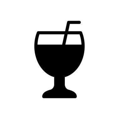 meyve suyu vektörü düz simgesi