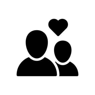sevgi vektör düz simgesi