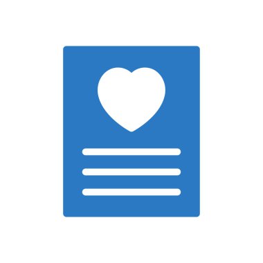 Sevgililer günü vektörü renk simgesi