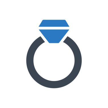 mücevher vektör renk simgesi