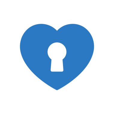 vektör kabartma renk simgesini kilitle