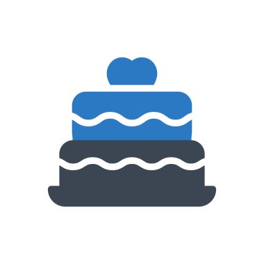 doğum günü vektörü renk simgesi