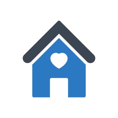 ev vektörü renk simgesi