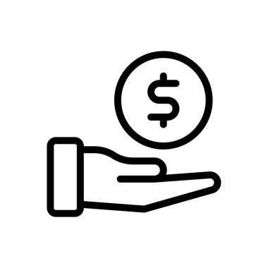 çevrimiçi vektör ince çizgi simgesi