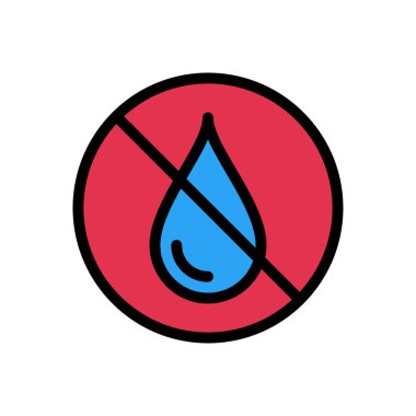 yakıt vektörü düz renk simgesi