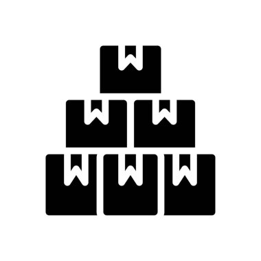 karton vektör düz simge