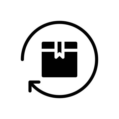 taşıyıcı vektör düz simge