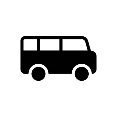 kamyon vektör düz simgesi