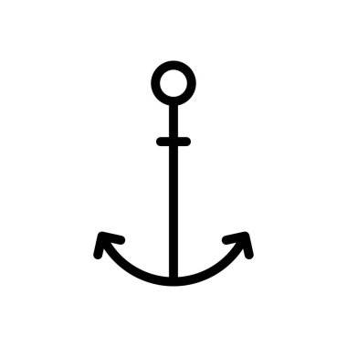 deniz vektörü sembolü düz simgesi