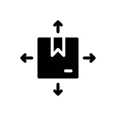 taşıyıcı vektör düz simge