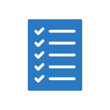 Görev listesi vektör renk simgesi