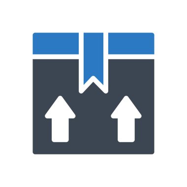 karton vektör renk simgesi