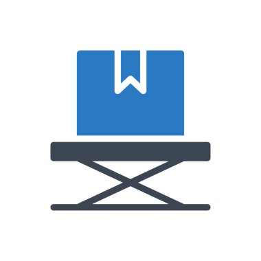 kutu vektör renk simgesi