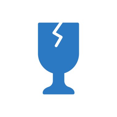 kırık vektör renk simgesi