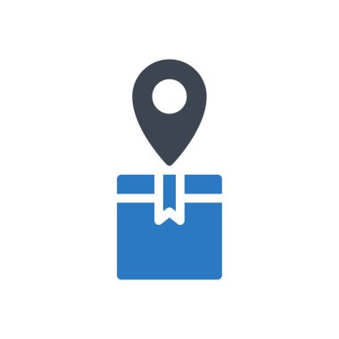 nakliye vektörü renk simgesi