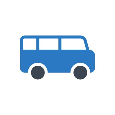 kamyon vektör renk simgesi