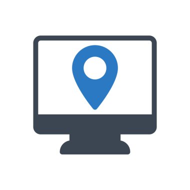 pin vektörü renk simgesi