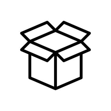 parsel vektör ince çizgi simgesi