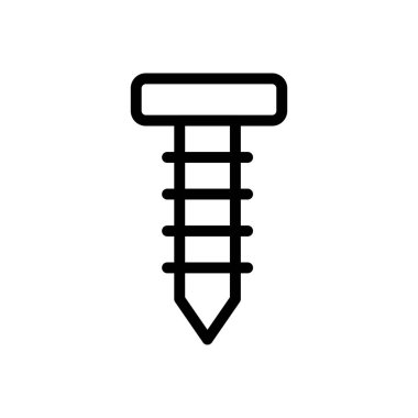 tırnak vektörü ince çizgi simgesi