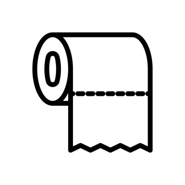 vektör ince çizgi simgesini yuvarla