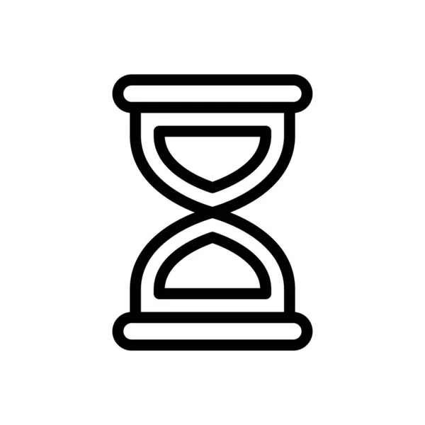 Stopwatch Vector Thin Line Icon — Stock Vector