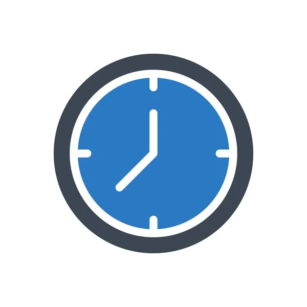 Watch Vector Glyph Color Icon — 스톡 벡터