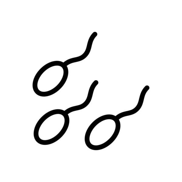 Reproduction Vector Thin Line Icon — стоковый вектор