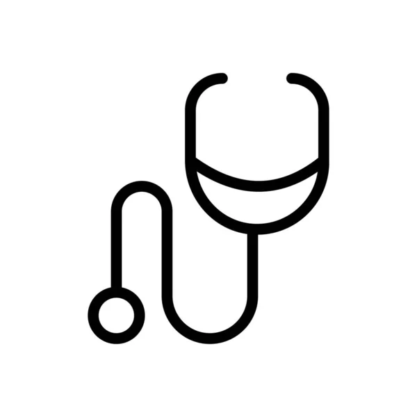 Doctor Vector Thin Line Icon — Stock Vector