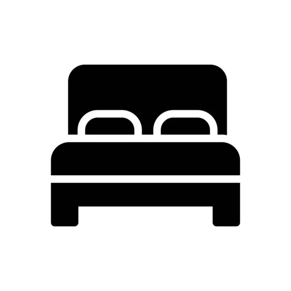 Sleep Vector Glyph Flat Icon — Stock Vector