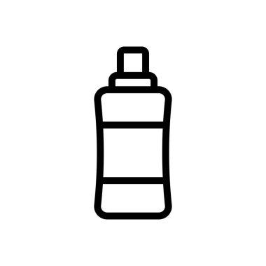 Plastik vektör ince çizgi simgesi