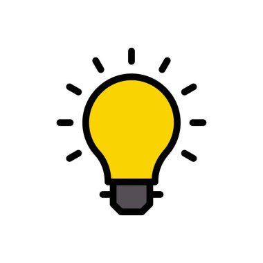 çözüm vektörü düz renk simgesi