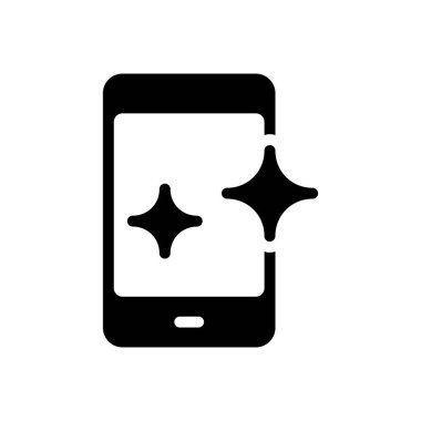 telefon vektörü simgesi düz simgesi