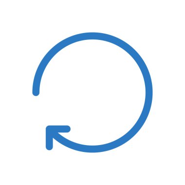 Vektör kabartma renk simgesini yeniden yükle