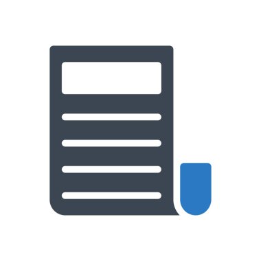 kağıt vektör renk simgesi