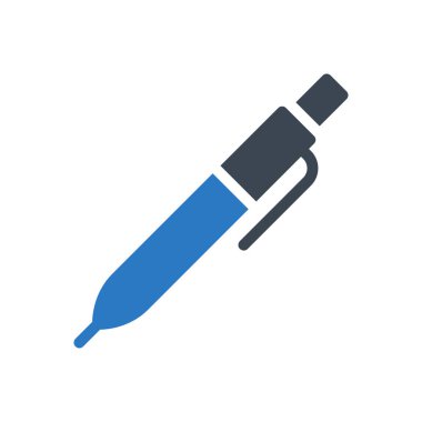 kalem vektörü renk simgesi