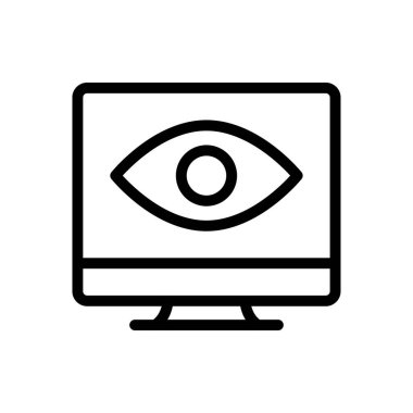 vektör ince çizgi simgesine bak