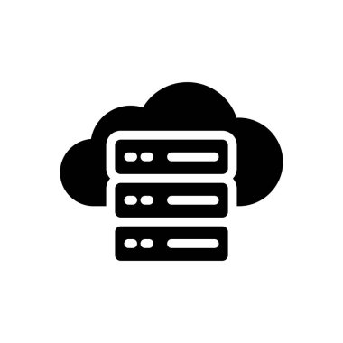 depolama vektörü simgesi düz simgesi