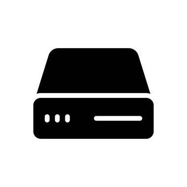 DVD vektör düz simgesi