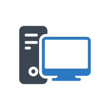 PC vektör renk simgesi