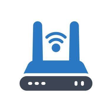 modem vektör renk simgesi