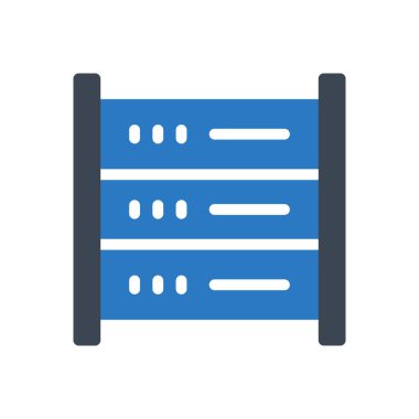 veritabanı vektör renk simgesi