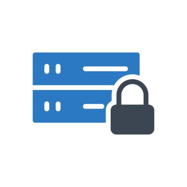 vektör kabartma renk simgesini kilitle