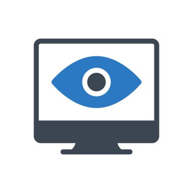 vektör kabartma renk simgesine bak