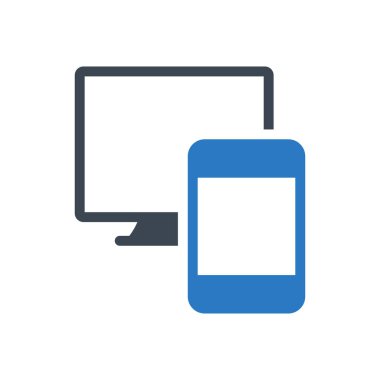 ekran vektörü renk simgesi