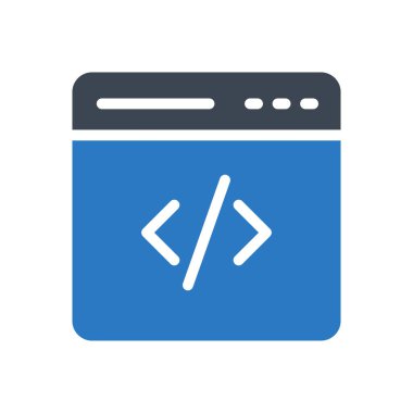 Kodlama vektörü renk simgesi