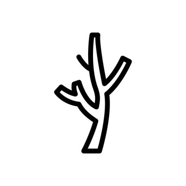 park vektörü ince çizgi simgesi