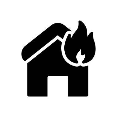 Düz vektör simgesini yak