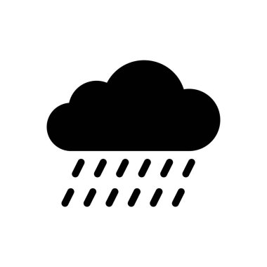 bulut vektörü düz simgesi